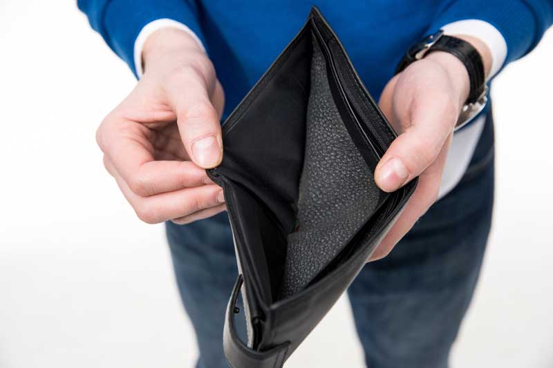 Empty Wallet